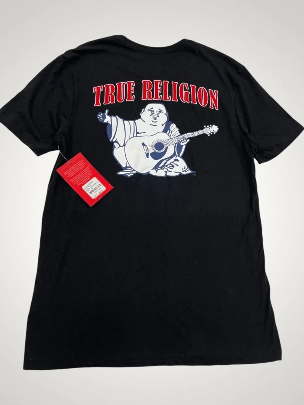 True Religion Buddha Logo Graphic T-Shirt Black Men's M NEW